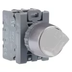 2-POŁ ŁĄCZNIK POKR BIAŁY 1ZWIER1ROZ PODŚ AC(24V-230V),DC(24V-110V)PIERŚ.CZARNY