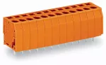 Złączka do płytek drukowanych 2,5 mm² RM 5,08 mm 9-bieg, pomarańczowa 739-159