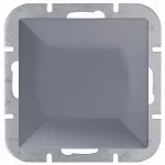 WP-1P/S/M Wyłącznik 1-biegunowy-PERŁA-podświetlany p/t 10A, 250V; antracyt