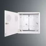 Rozdzielnica n/t licznikowa RZ 26NN 2T3F 402x423x220; pełne drzwi; IP30; RAL 9003