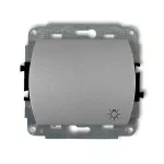 TREND Mechanizm łącznika zwierny światło podświetlanego srebrny metalik