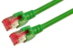 Patchcord RJ45 S/FTP kat. 6 LSZH zielony 0,5m