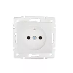 DOMO 01-1250-102 bi Gniazdo zasilające pojedyncze francuskie ochrona styków