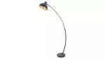 5592 Lampa stojąca OTTO,E-27, 1max 60W, IP20, matowy czarny/złota folia 230V, 50Hz