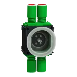 Multifix, puszka 1M, 32 mm, 4 elastyczne wejścia, z zatyczką