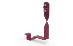 [LA 3011] Uchwyt pod dachówkę z zamkiem skręcony Nibra H-150mm