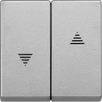 Merten, System M, klawisz żaluzjowy, aluminiowy