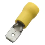 Konektory wsuwki izol. 4,0-6,0/0,8x6,3x0,8 JIS żółta 100szt