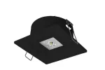 Oprawa LOVATO P LED 1W 130lm (opt. otwarta) 1h dwuzadaniowa czarna