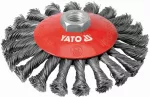 SZCZOTKA TARCZOWA GWINT. 125mm INOX