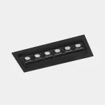 Downlight Bento Adjustable 6 LEDS 12.2W LED warm-white 2700K CRI 92 47.7º Black IP23 1301lm 90-7189-60-60