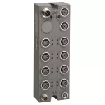 Modicon TM7, blok interfejsu CANopen, 16 wejść typu sink, 16 wyjść typu source, złącza M12
