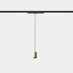 Pendant Iris Track Hoop 50º 14W LED warm-white 2700K CRI 92 ON-OFF Black/Gold/Transparent IP20 1476lm AV25-12V9U3OSL9