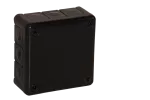 VP-41 Puszka n/t 98x98x42mm IP55 12-wl dł.gum. czarna