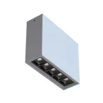 DENON SL90/A1 stropowy 15W/1500lm/12D/930, srebrny aluminiowy (mat struktura) RAL 9006
