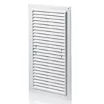 kratka wentylacyjna 180x250 mm z siatką, biała