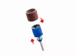 S407JA DREMEL EZ SC nowy trzpień + 2 pierścienie szlifierskie 60 i 120