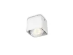 AFZELIA plate/spiral white 1x3W SELV