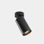Spotlight Atom Surface ø75 120V 14.3W LED warm-white 3000K CRI 92 21.8º PHASE CUT Black 916lm 15-6282-60-ML