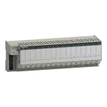 Modicon ABE7, podbaza do przekaźników wtykowych, 16 kanałów, bezpieczniki, przekaźnik 12.5 mm