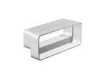 redukcja prostokątna 220x90/204x60 mm, biała WP957