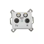 DOMO 01-1590-043 sr Gniazdo TV-2xSAT końcowe