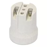 OE-27P Oprawka E27 porcelanowa; biała