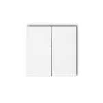 Klawisze podwójne do łączników DECO, ICON, MINI (komplet dwóch sztuk) biały mat
