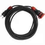 PS-X1/54/25M/3X2,5/H05RR-F Przedłużacz X1, H05RR-F 3x2,5mm2, IP54, wtyczka i gniazdo kolor czarno-czerwony, 25m; czarno-czerwony