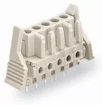 Gniazdo THT Pin lutowniczy 0,6 x 1,0 mm konstrukcja prosta, jasnoszare 722-146/039-000