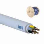 NYM-J 300/500 5x10 RAL 7035 GERMANY Kabel elektroenergetyczny, instalacyjny, wielożyłowy z izolacją PVC