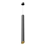 PIXO 610 wisząca max 1x50W, GU10, 230V, kolor złota, czarny głęboki (mat struktura) RAL 9005 T068P61Wh962116