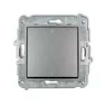 ICON Mechanizm łącznika dwubiegunowego srebrny metalik