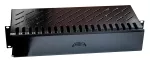Organizator kablowy z przepustem kablowym WB-2U Czarny