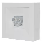Oprawa LOVATO N ECO LED 1W 120lm (opt. asym.) 1h jednozadaniowa biała