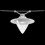 Oprawa AVENIDA HERITAGE LENS LED wersja C ED 25W 3350lm 3000K IP66 O35 - do ścieżek rowerowych szary II 25 W