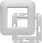 KOS 45 Ramka pojedyncza + uchwyt do modułu 45x45 BIAŁY