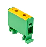 ZŁĄCZKA SZYNOWA JEDNOPOLOWA ZGX 1x16 MM2 ŻÓŁTO - ZIELONA (Al/Cu)