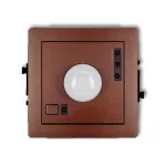 DECO Mechanizm elektronicznego czujnika ruchu brązowy metalik