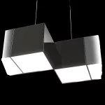 Oprawa NOISE DIAGON Connect LED zw ED 700lm/830 PLX czarny połysk 9 W