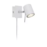 HYSSNA LED Kinkiet 1L Biały