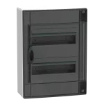Obudowa PrismaSeT XS PSXS-2-13-NT-P, natynkowa, drzwi przezroczyste, 2 rzędy, 13 modułów w rzędzie, IP40, IK09