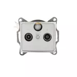 DOMO 01-1340-043 sr Gniazdo RTV-SAT przelotowe