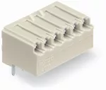 Gniazdo THR Pin lutowniczy 0,4 x 0,9 mm konstrukcja kątowa, jasnoszare