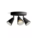 Cleft Spot 3x5W plate BL HV Wbudowany reflektor punktowy LED
