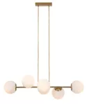 72249 Kiara lampa wisząca złota E27 6x MAX 35W IP20