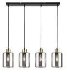 72247 Perez lampa wisząca matowa czarna E27 4x MAX 40W IP20
