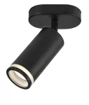 73033 Senobia spot sufitowy czarna GU10 1x MAX 35W IP20