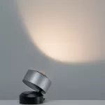 PAULMANN Aldan Lampa stołowa LED ściemniana 1x3,5W 230V Czarny/Szczotkowane Aluminium