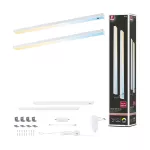 Zestaw opraw podszafkowych SET LINE DIM PIR 2x4W 2x350lm 350mm 2700K-6500K 230V biały matowy / aluminium